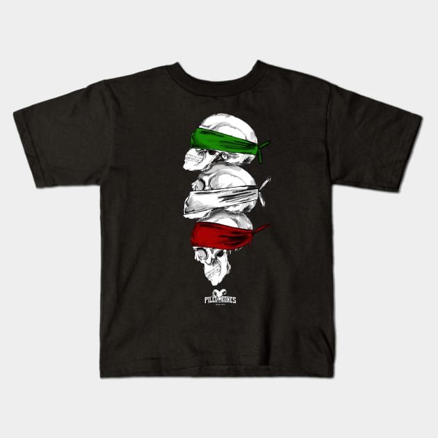 Tricolor Kids T-Shirt by LittleBastard